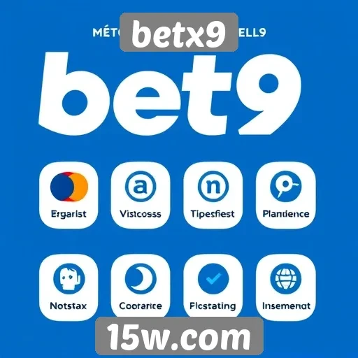 Métodos de pagamento aceitos pelo betx9