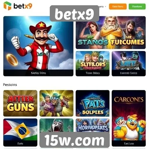 Avaliação da oferta de jogos no site betx9